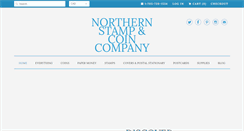 Desktop Screenshot of northernstampcoin.ca