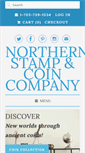 Mobile Screenshot of northernstampcoin.ca